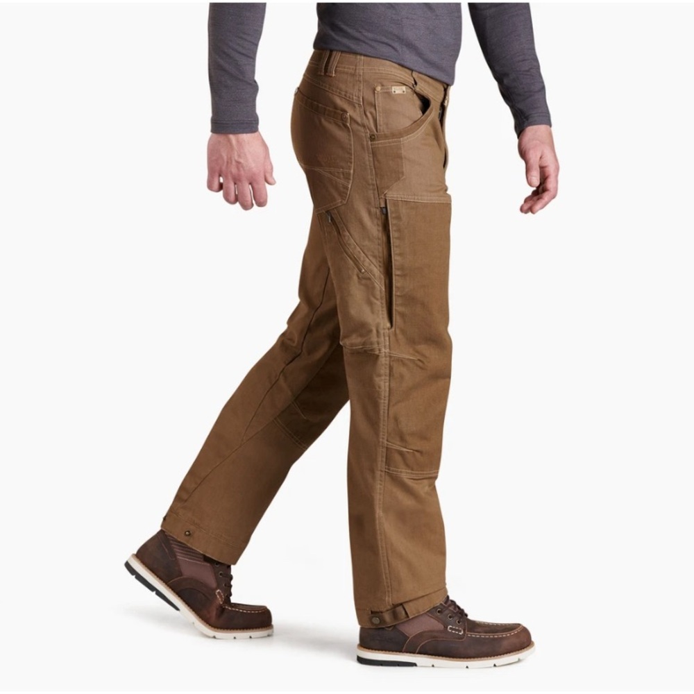 Kuhl Above the Law waxed canvass pants 32x32 brown